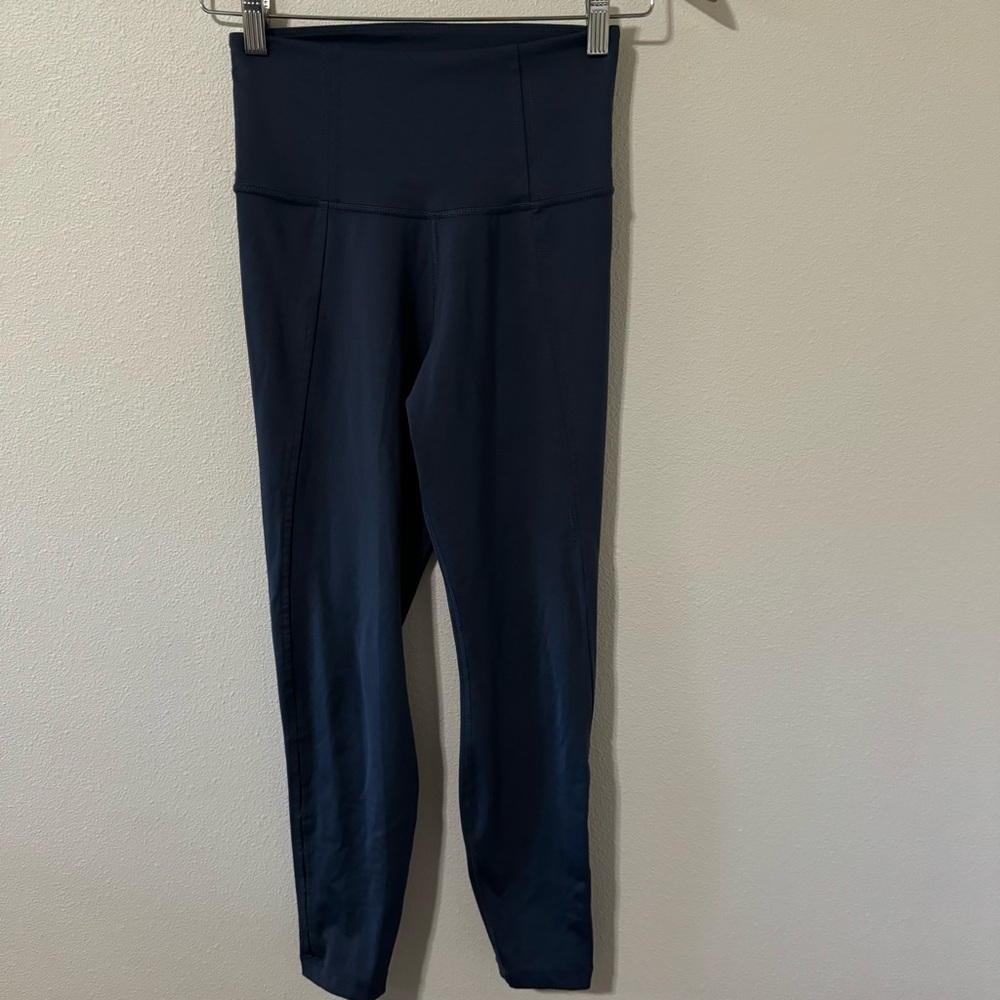 Nike Yoga Dri-Fit Cut-Out 7/8 Leggings Blue High Rise 2021-Small